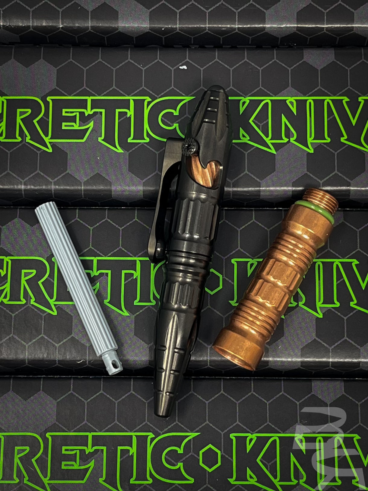 Heretic Thoth DLC Titanium Copper Barrel Tactical Pen