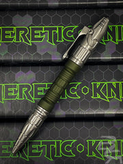 Heretic Thoth Titanium Green Aluminum Barrel Tactical Pen
