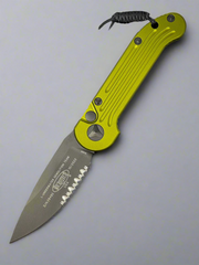 Microtech LUDT L.U.D.T OD Green & Black Partial Serrated 135-2OD