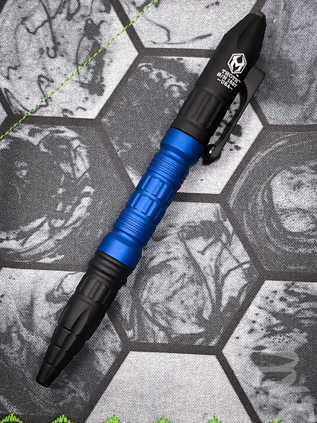 Heretic Thoth Aluminum Tactical Modular Pen BLUE