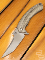 Bastinelli Creations Gecko Framelock N690 Micarta