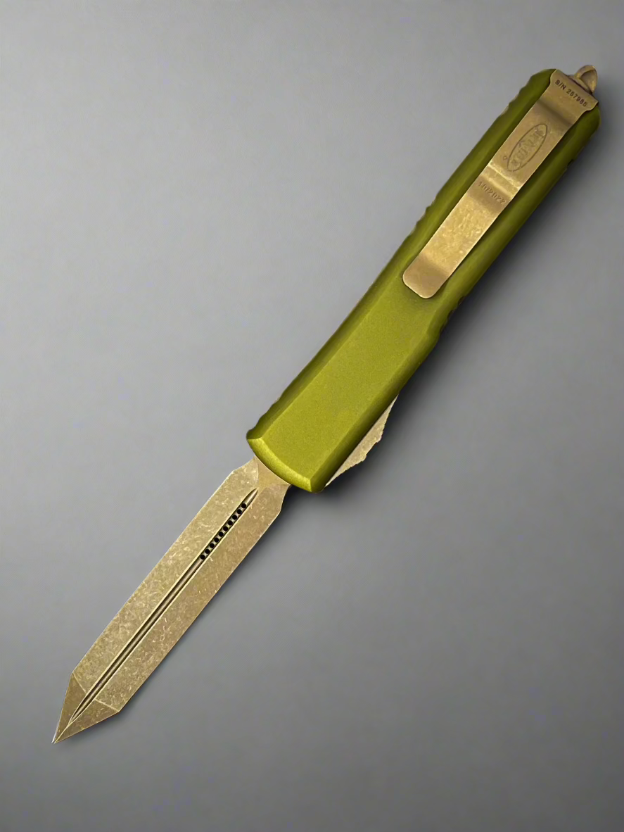 Microtech Ultratech Spartan OD Green Bronzed Apocalyptic Standard