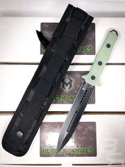 Heretic Nephilim Double Edge Battleworn Black Jade G10