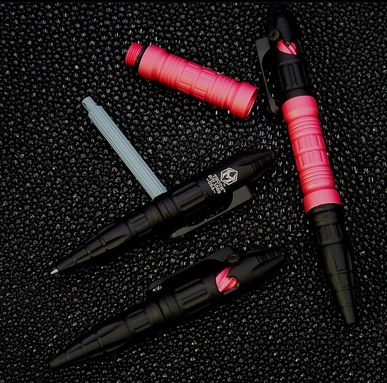 Heretic Thoth Pink Tactical Pen Aluminum