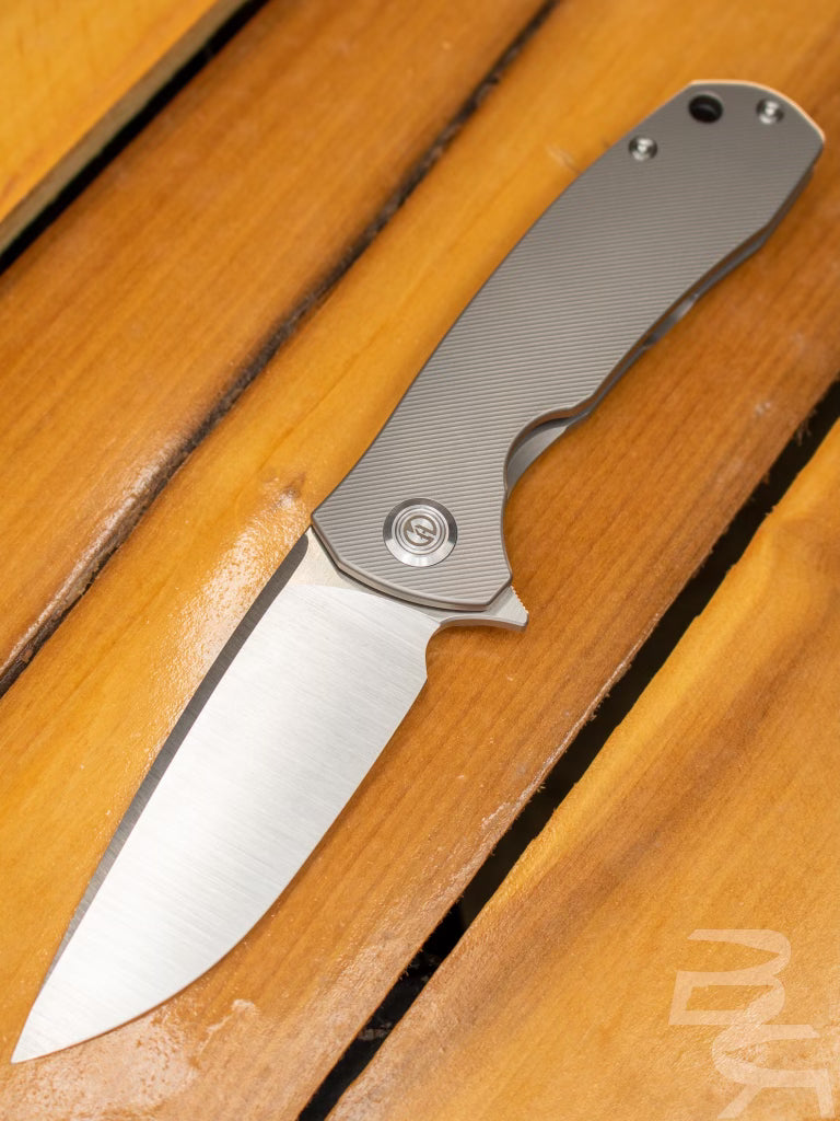 Maxace Balance Framelock Gray Full TI M390