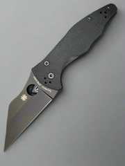 Spyderco Yojimbo 2 Compression Lock Knife Black G-10 (3.2" Black) C85GPBBK2
